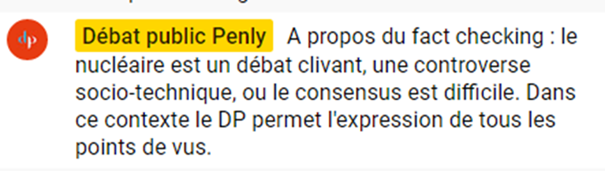 PRISE DE PAROLE DES VOIX AU DÉBAT PUBLIC DE LYON
